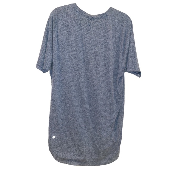 COPY - NWT MENS LULULEMON DRYSENSE SHORT SLEEVE HEATHERED BLUE OUT OF STOCK TEE… - Picture 6 of 11